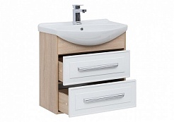 Aquanet Мебель для ванной Остин 65 белая/дуб сонома – фотография-6