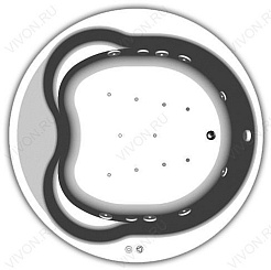 Kolpa San  Комплект гидро-аэромассажа Kolpa San Opera Elite Air (массаж: боковой, аэромассаж) – фотография-1