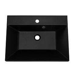 BelBagno Мебельная раковина 60/45 BB600/450-LV-ART-AST-NERO – фотография-2