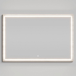 Водолей Зеркало Лайт 120 ореховый дубослив светлый – фотография-1