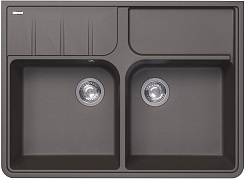 Florentina Мойка кухонная Вилладжио 900 серый шелк – фотография-1