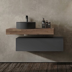 Jorno Тумба под столешницу Modulare 100 подвесная антрацит – фотография-3