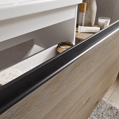 Vigo Тумба с раковиной Cross 500-0-1 подвесная дуб давос натуральный – фотография-6