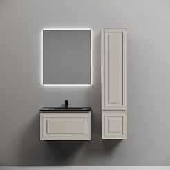 Sancos Тумба с раковиной Very 70 beige soft раковина Element 71 CN7007MB – фотография-7