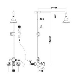 Timo Душевая система Nelson SX-1190 Chrome – фотография-2