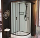 Frank Душевая кабина F408 black с крышей – фотография-17