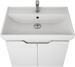 Dreja Мебель для ванной Q (D) 70 подвесная белая – фотография-7