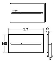 Viega Кнопка смыва Visign for More 104 598457 – фотография-2