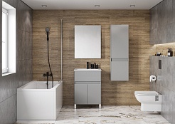 Акватон Мебель для ванной Форест 60 туманный серый – фотография-3