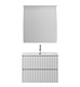 BelBagno Тумба с раковиной Uno mini 100 подвесная Bianco Opaco с раковиной BB-8099-3-100 – фотография-21