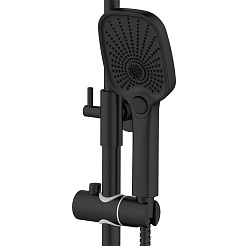 Azario Душевая стойка Conda AZ-K2311B черный матовый – фотография-5