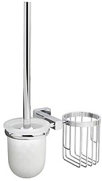 WasserKRAFT Держатель освежителя и щетки для унитаза Lippe K-6535 – фотография-1