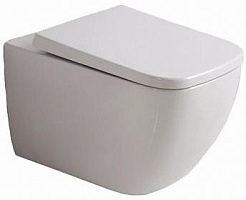 BelBagno Унитаз подвесной ALPINA BB10100CHR безободковый – фотография-1