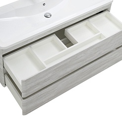 BelBagno Тумба под раковину Albano 120 подвесная Rovere Vintage Bianco – фотография-6