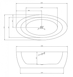 ABBER Акриловая ванна AB9206 – фотография-4