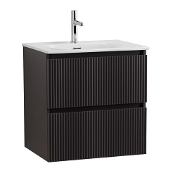 BelBagno Тумба с раковиной Uno 70 подвесная Темно-Серый матовый с раковиной BB-8099-70 – фотография-1