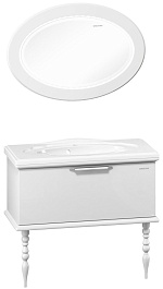  Тумба с раковиной Decora 100 белый – фотография-7