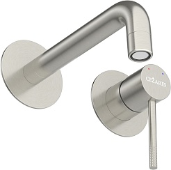 Cezares Смеситель для раковины чаши Relax RELAX-BLI2-1-IN-W0 встраиваемый сатин – фотография-2