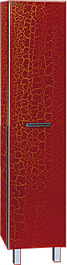 Misty Шкаф пенал Джулия 35 R Краколет красный – фотография-2