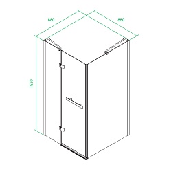 Iddis Душевой уголок Vane V10S099i23 – фотография-7