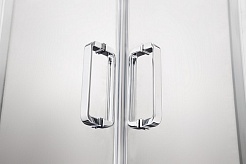 Aquatek Душевой уголок Ария 100x100 AQ ARI RO 10020CH профиль хром стекло прозрачное – фотография-8