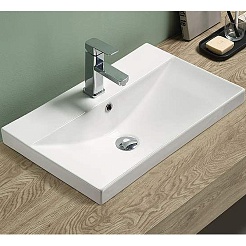 Velvex Тумба с раковиной Compo 70.1Y белый глянец – фотография-11