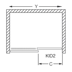 Roltechnik Душевая дверь KID2/1500 раздвижная – фотография-2