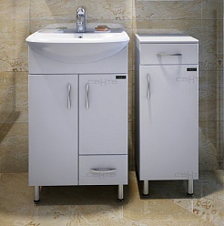 СанТа Мебель для ванной Сити Ника 50 R с ящиком – фотография-4