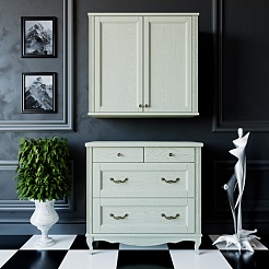 ValenHouse Комод Лиора 90 слоновая кость, фурнитура бронза – фотография-3