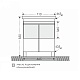 СанТа Тумба с раковиной Марс 70, с дверками – картинка-8