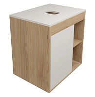 Teymi Тумба под раковину Nura 60 дуб эврика/белый матовый T60527