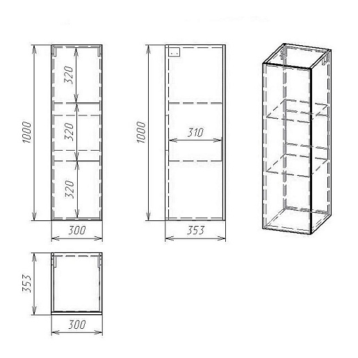 Owl 1975 Шкаф навесной Sjel 30 R – картинка-3