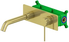 Timo Смеситель для раковины Saona 2371/17SM золото матовое