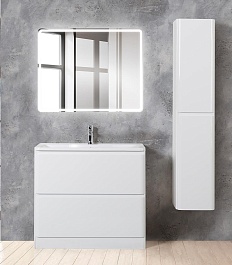 BelBagno Тумба под раковину Albano 80 напольная Bianco Lucido – фотография-6