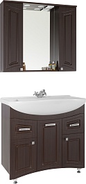 Водолей Мебель для ванной Адам 90 венге – фотография-1