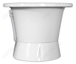 Фэма Ванна из литьевого мрамора "Феррара" (на подиуме) – фотография-4