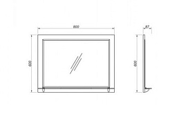 Какса-а Мебель для ванной Лидер 80 – фотография-2
