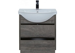 Aquanet Тумба с раковиной Сидней 60 дуб рошелье – фотография-9