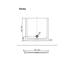 Excellent Душевой поддон Forma 90x90 – фотография-2