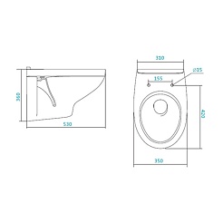 Santek Унитаз подвесной Бореаль 1WH302205 с микролифтом – фотография-2