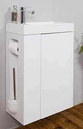 BelBagno Тумба с раковиной CAPELLA 50 L Bianco Lucido – фотография-1
