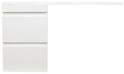 Style Line Мебель для ванной подвесная Даллас 110 Люкс L, белая PLUS	 – фотография-5