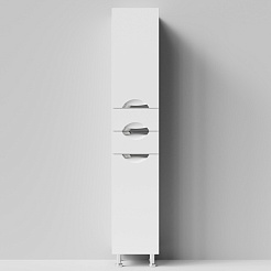 Водолей Пенал для ванной Лира 35 L белый – фотография-1