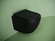 Ceramicanova Подвесной унитаз Uno Торнадо CN11001TMB чёрный матовый – картинка-16