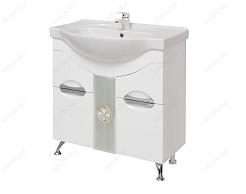 Onika Мебель для ванной Флорена 80 белая  – фотография-5