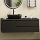 Brevita Мебель для ванной Cargo 120 подвесная черная матовая – картинка-28