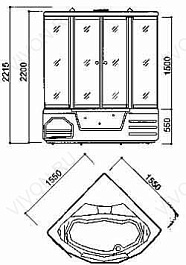 Appollo Душевой бокс A-0818A – фотография-6