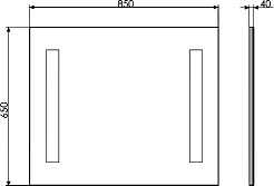 Comforty Зеркало Жасмин 85 – фотография-10