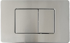 Ceruttispa Клавиша смыва CR03GS матовая сталь – фотография-1