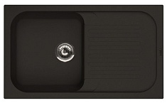 Florentina Мойка гранитная Арона 860 с крылом антрацит